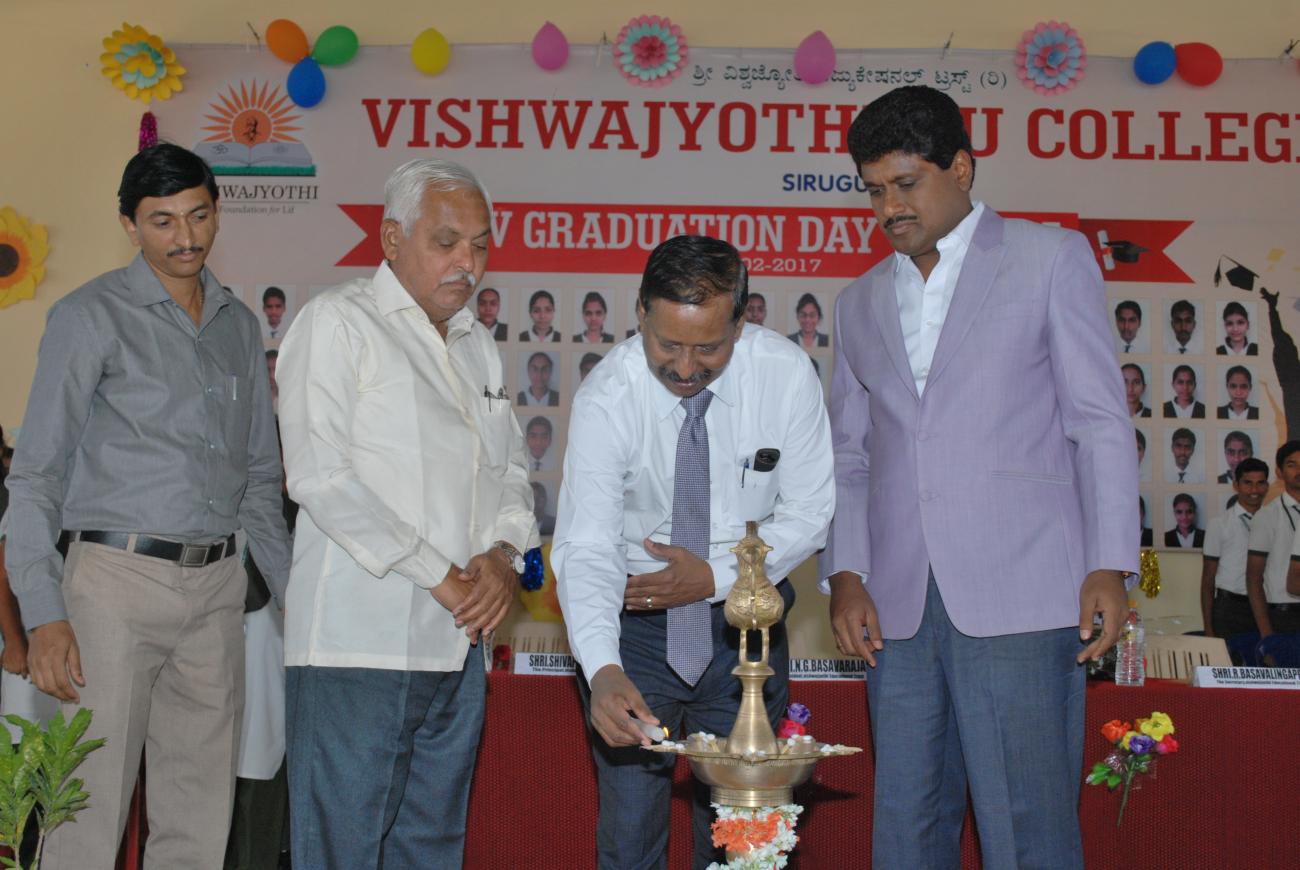 4th Graduation Day of Vishwajyothi PU College