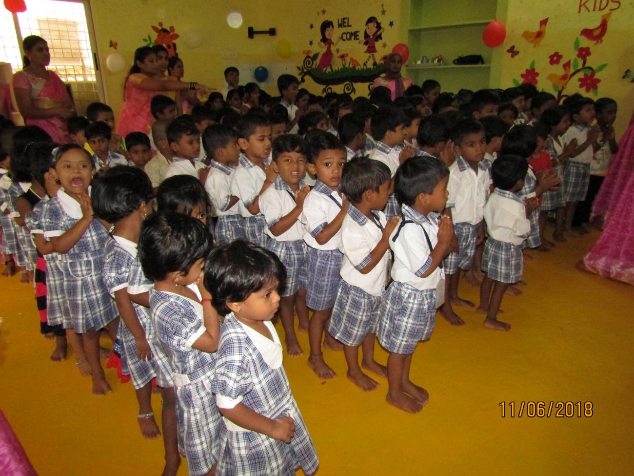 School Re-opening Day - 2018-19 - Vishwajyothi Montessori