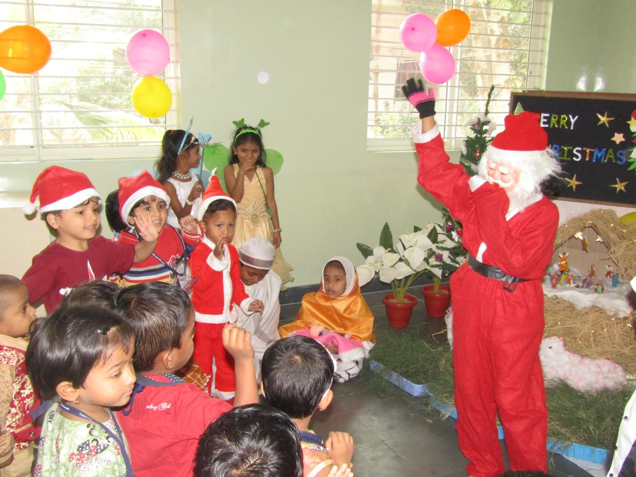 Celebration of Christmas & Winter Day @ Vishwajyothi Montessori